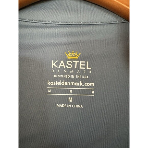 NWT Kastel Denmark Long Sleeve Performance Golf Jersey UV Protection Men SZ M - Picture 5 of 7